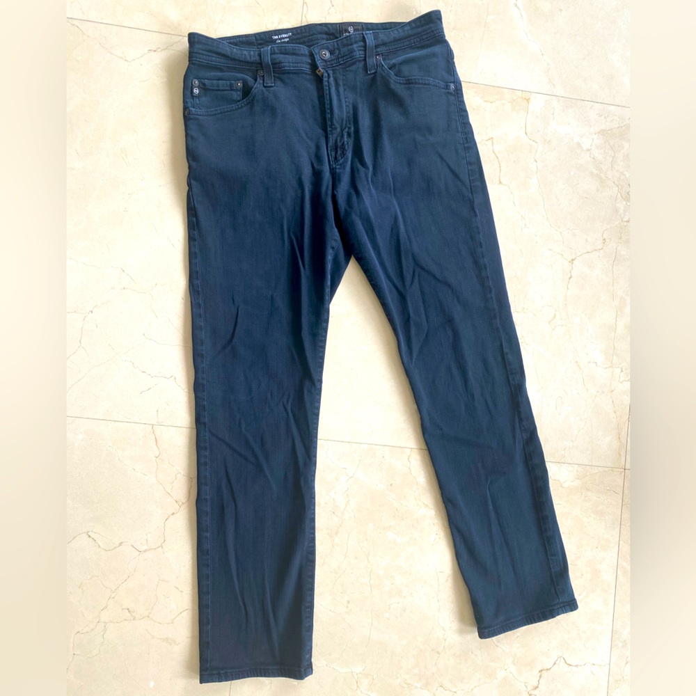 Ag Adriano Goldschmied Men Slim Straight Jeans - Dark Blue